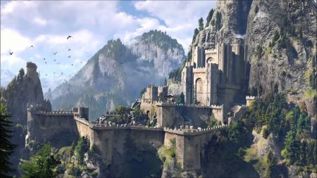 Kaer Morhen as shown in The Witcher game series.